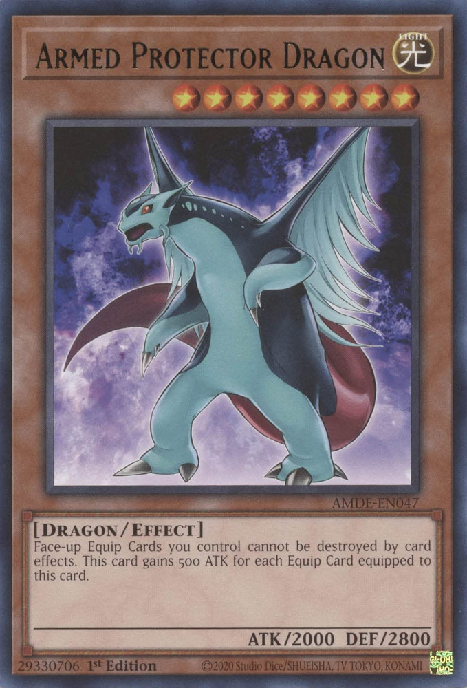 Armed Protector Dragon [AMDE-EN047] Rare | The Time Vault CA