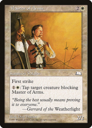 Master of Arms [Weatherlight] | The Time Vault CA