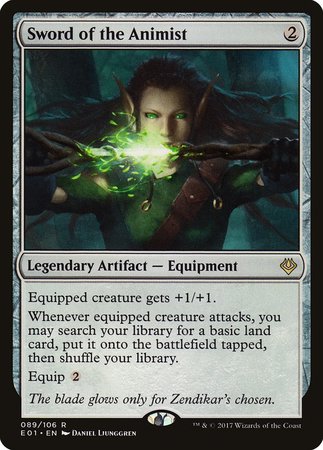 Sword of the Animist [Archenemy: Nicol Bolas] | The Time Vault CA