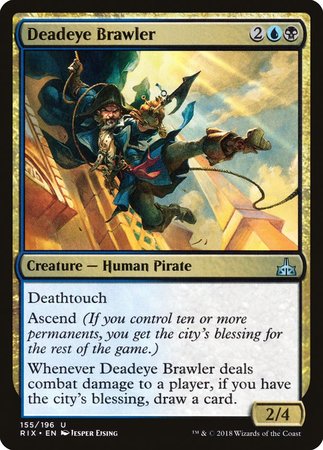 Deadeye Brawler [Rivals of Ixalan] | The Time Vault CA