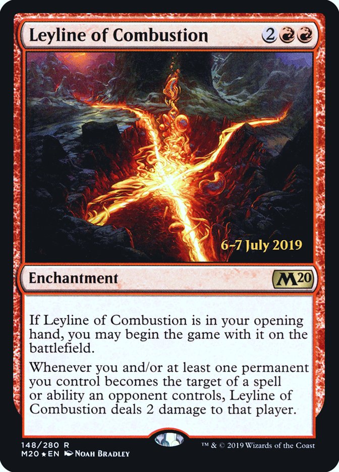 Leyline of Combustion  [Core Set 2020 Prerelease Promos] | The Time Vault CA