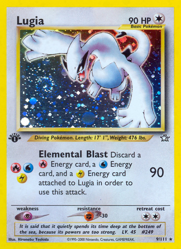 Lugia (9/111) [Neo Genesis 1st Edition] | The Time Vault CA