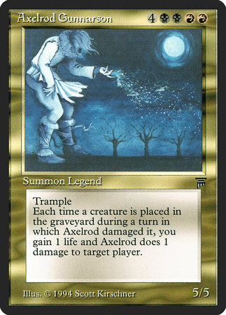 Axelrod Gunnarson [Legends] | The Time Vault CA