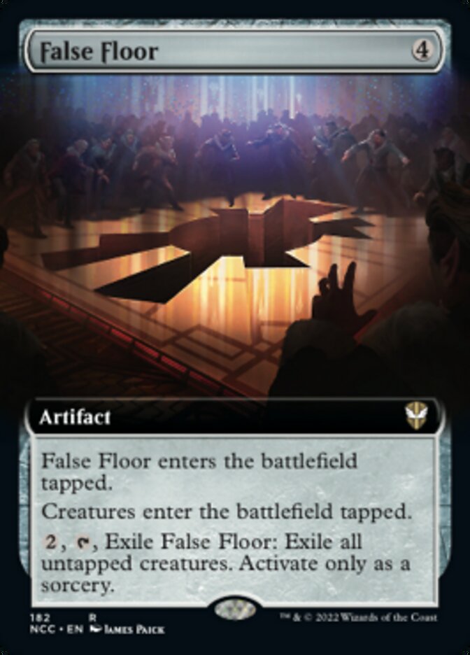 False Floor (Extended Art) [Streets of New Capenna Commander] | The Time Vault CA