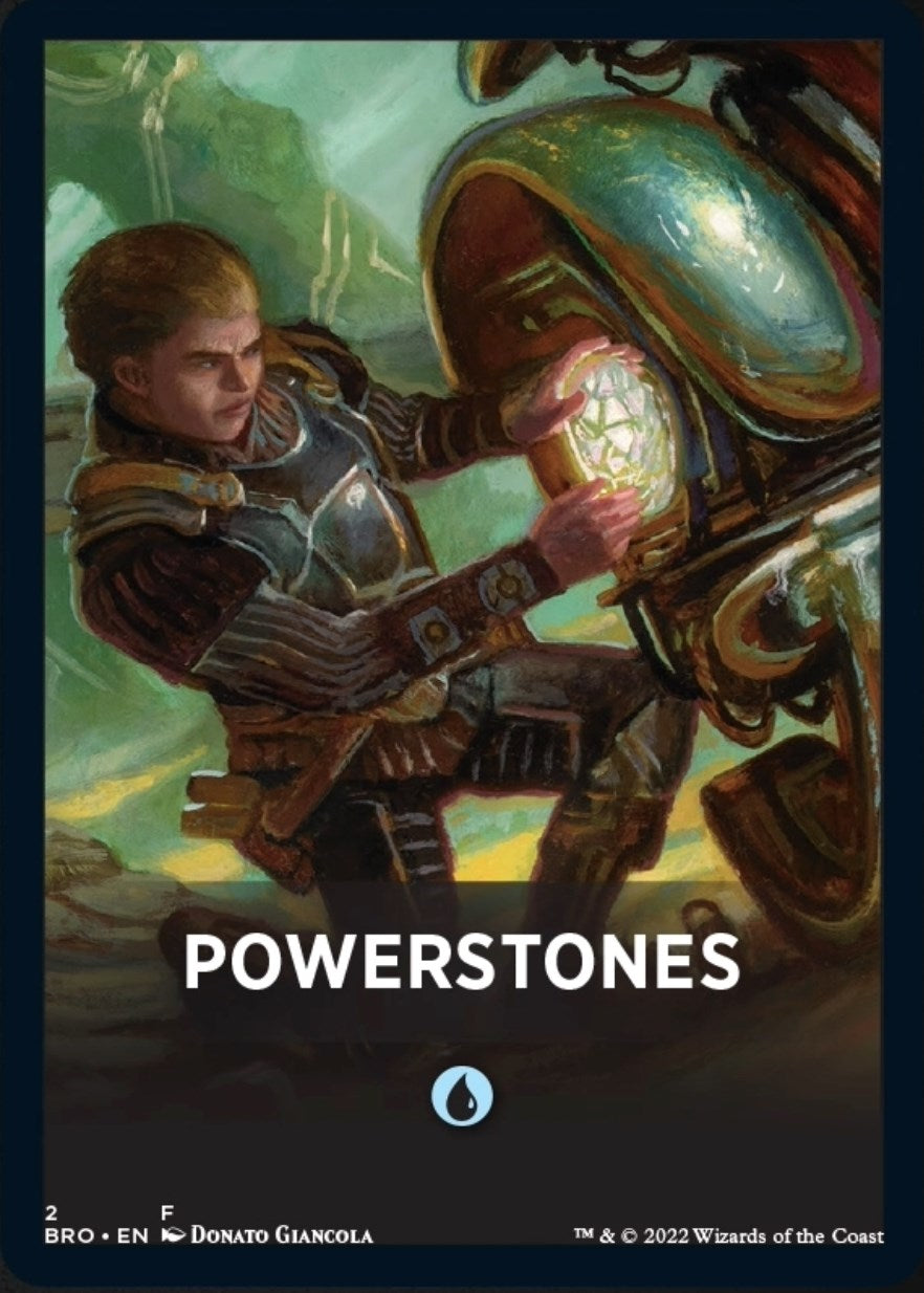 Powerstones Theme Card [The Brothers' War Tokens] | The Time Vault CA