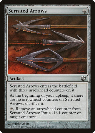 Serrated Arrows [Duel Decks: Garruk vs. Liliana] | The Time Vault CA