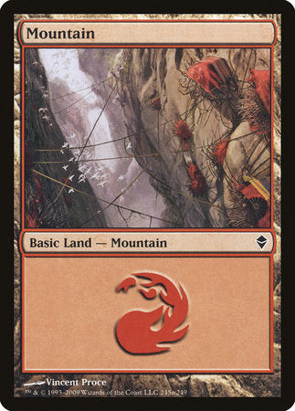 Mountain (245a) [Zendikar] | The Time Vault CA