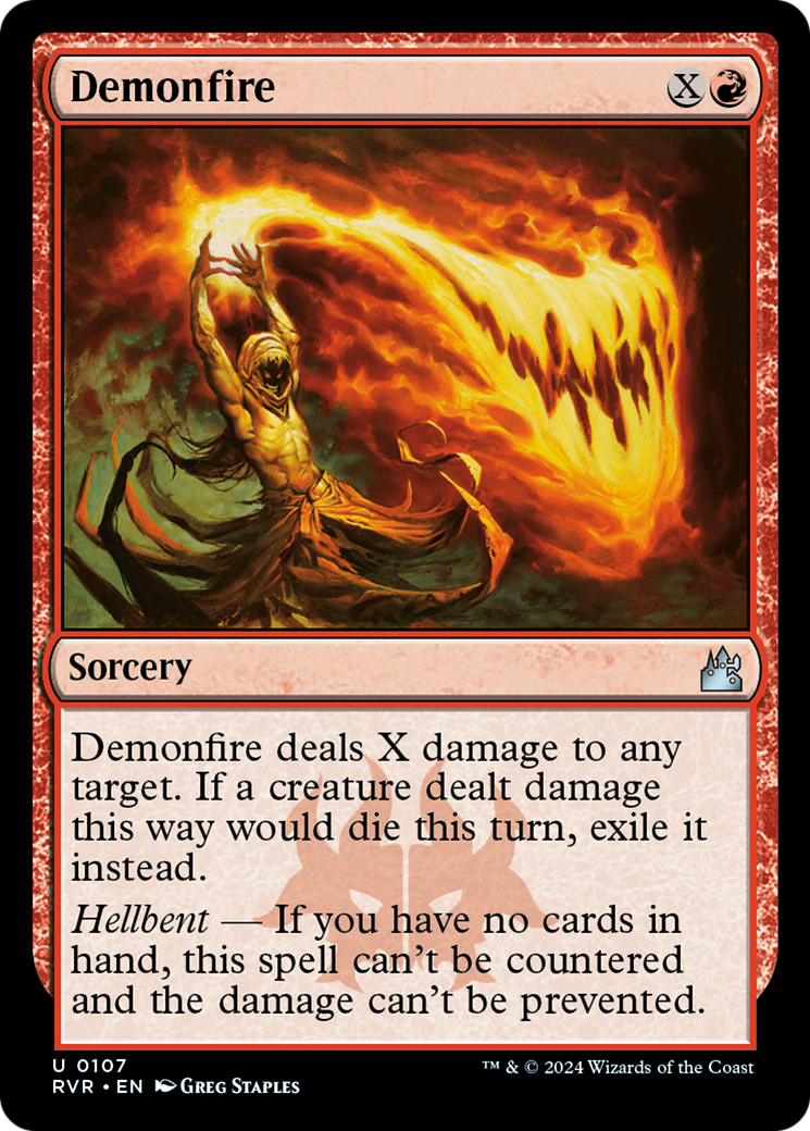 Demonfire [Ravnica Remastered] | The Time Vault CA