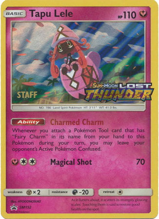 Tapu Lele (SM152) (Staff Prerelease Promo) [Sun & Moon: Black Star Promos] | The Time Vault CA