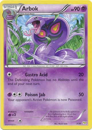 Arbok (3/30) [XY: Trainer Kit - Noivern] | The Time Vault CA