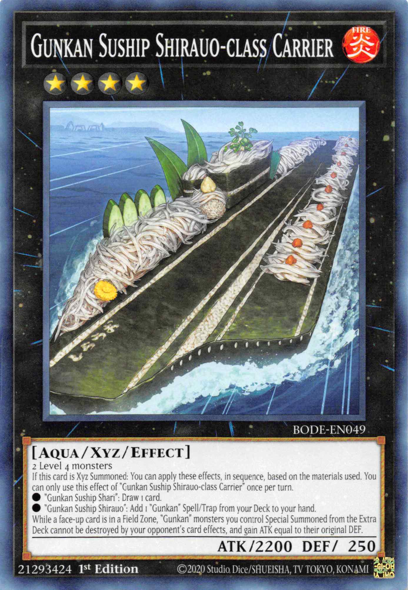 Gunkan Suship Shirauo-class Carrier [BODE-EN049] Common | The Time Vault CA