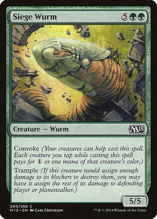 Siege Wurm [Magic 2015] | The Time Vault CA