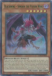 Blackwing - Simoon the Poison Wind (Green) [LDS2-EN040] Ultra Rare | The Time Vault CA