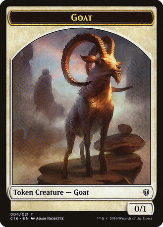 Goat // Thopter Double-sided Token [Commander 2016 Tokens] | The Time Vault CA