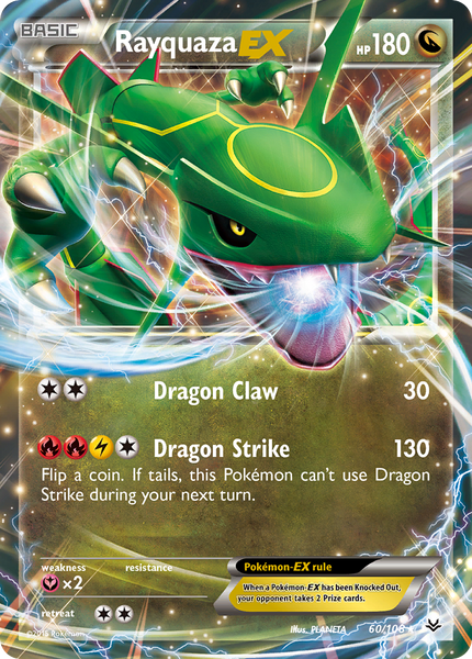 Rayquaza EX (60/108) [XY: Roaring Skies] – The Time Vault CA