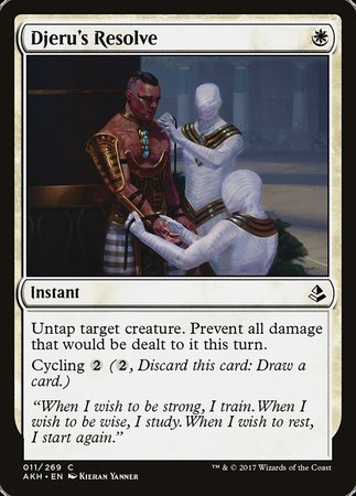 Djeru's Resolve [Amonkhet] | The Time Vault CA