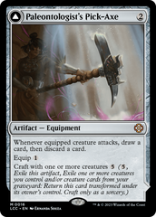 Paleontologist's Pick-Axe (Extended Art) [The Lost Caverns of Ixalan Commander] | The Time Vault CA