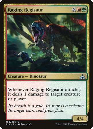 Raging Regisaur [Rivals of Ixalan] | The Time Vault CA