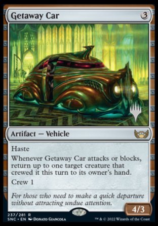 Getaway Car (Promo Pack) [Streets of New Capenna Promos] | The Time Vault CA