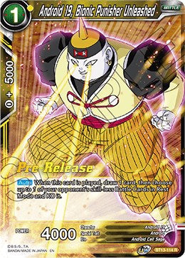 Android 19, Bionic Punisher Unleashed (BT13-114) [Supreme Rivalry Prerelease Promos] | The Time Vault CA