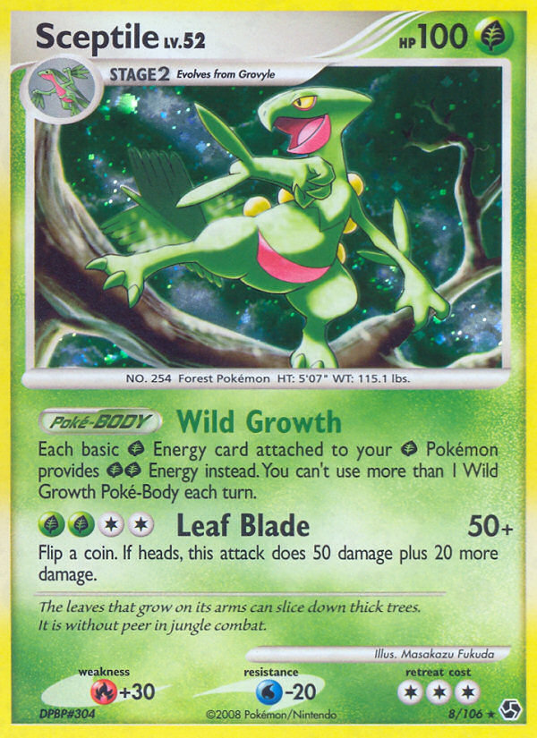 Sceptile (8/106) [Diamond & Pearl: Great Encounters] | The Time Vault CA