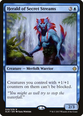 Herald of Secret Streams [Ixalan Promos] | The Time Vault CA