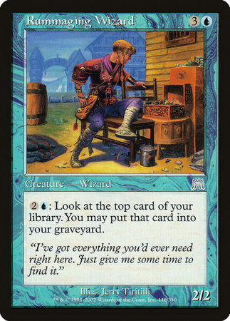 Rummaging Wizard [Onslaught] | The Time Vault CA