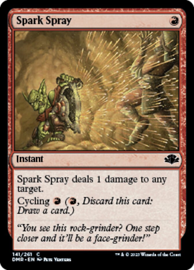 Spark Spray [Dominaria Remastered] | The Time Vault CA