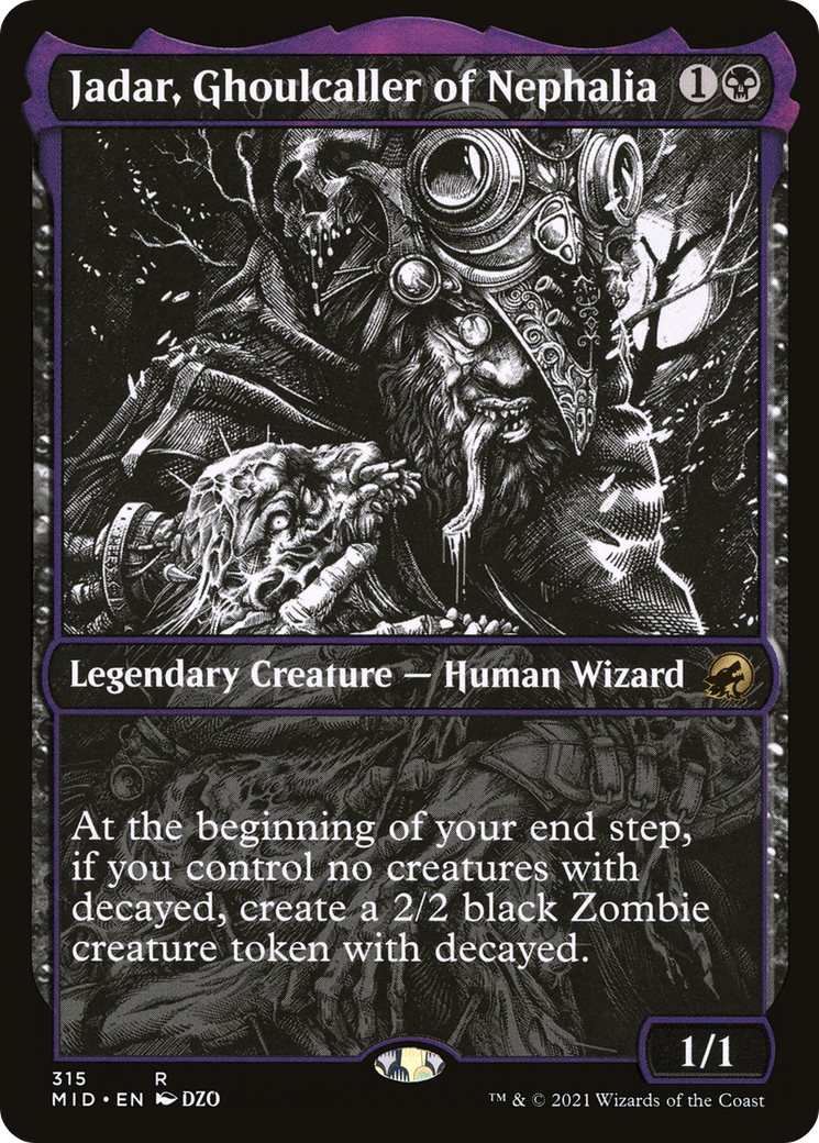 Jadar, Ghoulcaller of Nephalia (Showcase Eternal Night) [Innistrad: Midnight Hunt] | The Time Vault CA