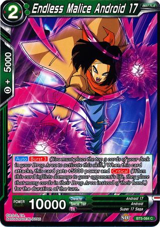 Endless Malice Android 17 (BT5-064) [Miraculous Revival] | The Time Vault CA