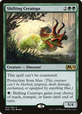 Shifting Ceratops [Core Set 2020 Promos] | The Time Vault CA