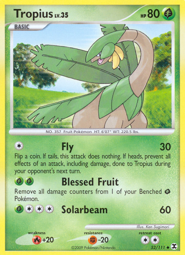 Tropius (52/111) [Platinum: Rising Rivals] | The Time Vault CA