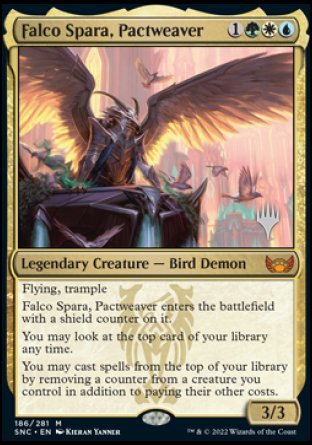 Falco Spara, Pactweaver (Promo Pack) [Streets of New Capenna Promos] | The Time Vault CA