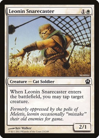 Leonin Snarecaster [Theros] | The Time Vault CA