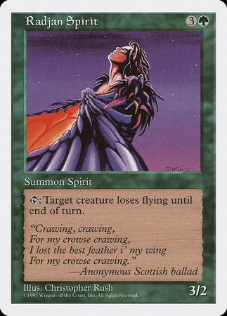 Radjan Spirit [Fifth Edition] | The Time Vault CA