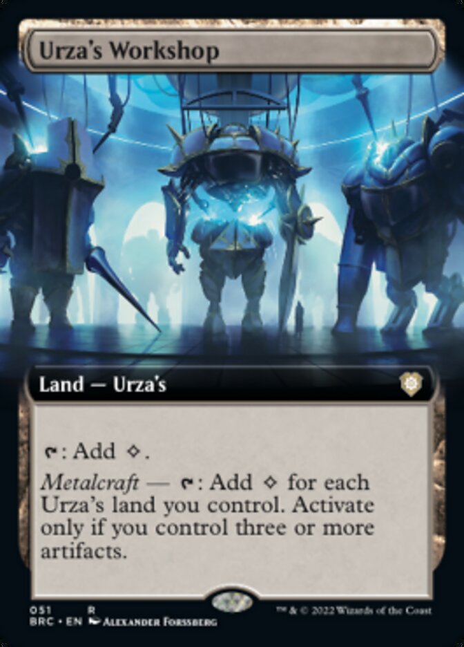 Urza's Workshop (Extended Art) [The Brothers' War Commander] | The Time Vault CA