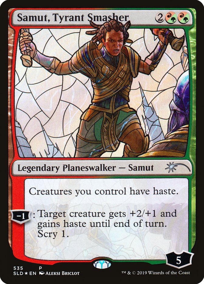 Samut, Tyrant Smasher (Stained Glass) [Secret Lair Drop Promos] | The Time Vault CA