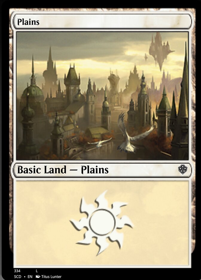 Plains (334) [Starter Commander Decks] | The Time Vault CA