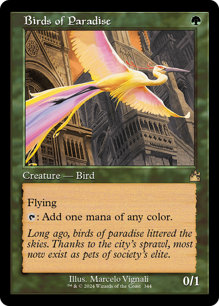 Birds of Paradise (Retro) [Ravnica Remastered] | The Time Vault CA