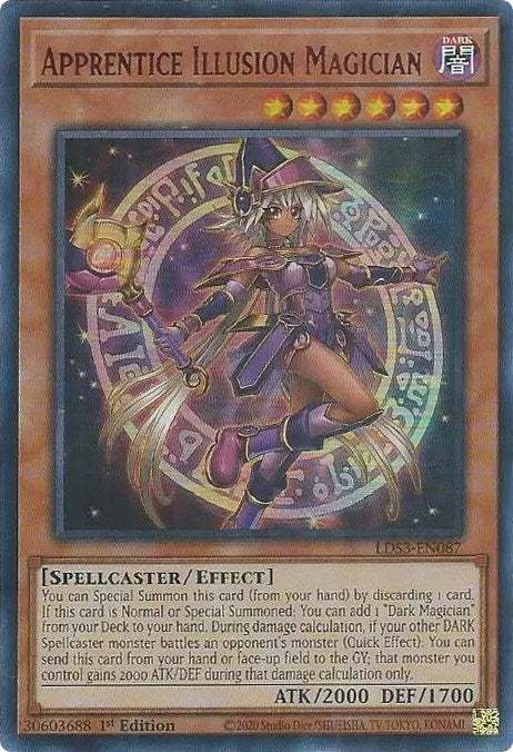 Apprentice Illusion Magician (Red) [LDS3-EN087] Ultra Rare | The Time Vault CA