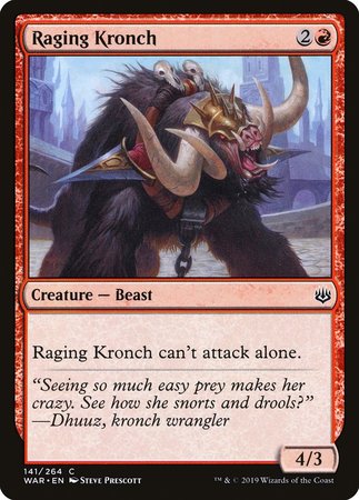 Raging Kronch [War of the Spark] | The Time Vault CA