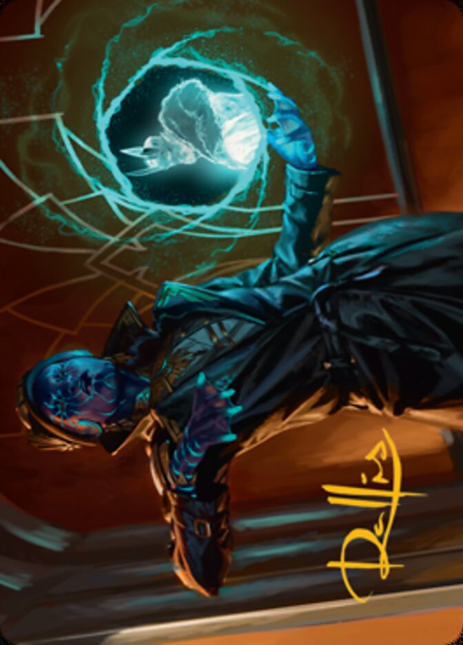 Kamiz, Obscura Oculus Art Card (Gold-Stamped Signature) [Streets of New Capenna Art Series] | The Time Vault CA