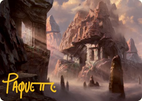 Mountain (277) Art Card (Gold-Stamped Signature) [Dungeons & Dragons: Adventures in the Forgotten Realms Art Series] | The Time Vault CA