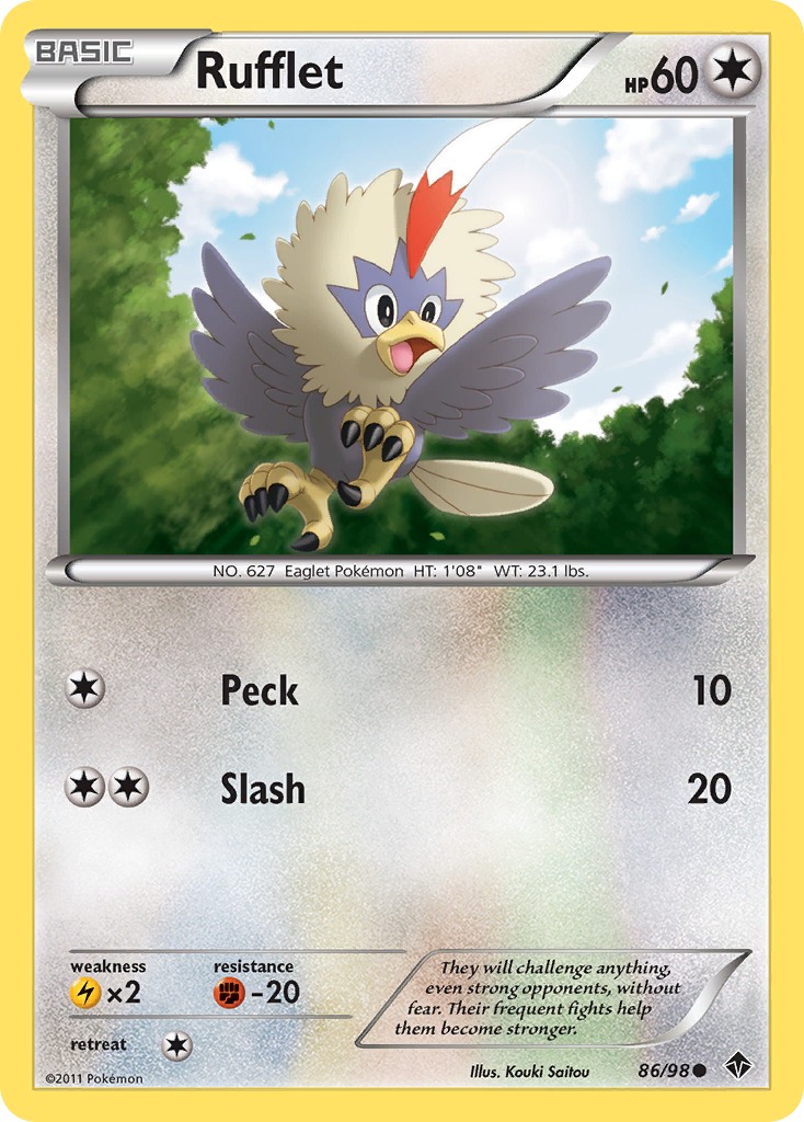 Rufflet (86/98) [Black & White: Emerging Powers] | The Time Vault CA