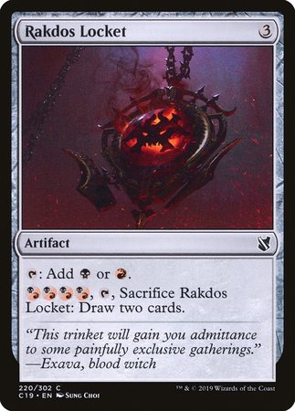 Rakdos Locket [Commander 2019] | The Time Vault CA