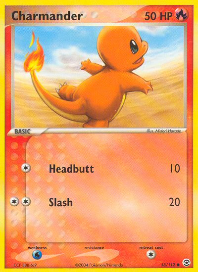 Charmander (58/112) [EX: FireRed & LeafGreen] | The Time Vault CA