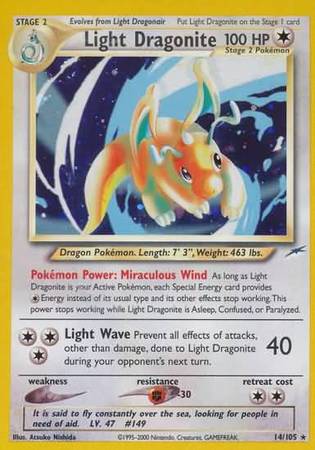 Light Dragonite (14/105) [Neo Destiny Unlimited] | The Time Vault CA