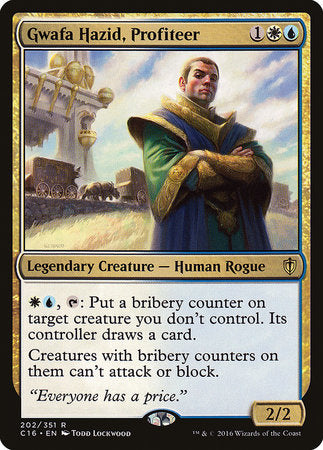 Gwafa Hazid, Profiteer [Commander 2016] | The Time Vault CA