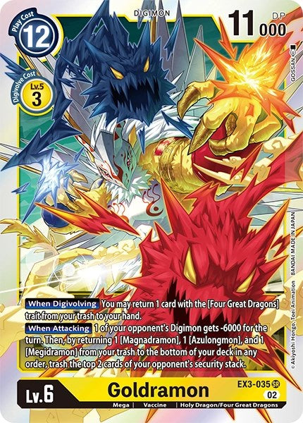 Goldramon [EX3-035] [Revision Pack Cards] | The Time Vault CA