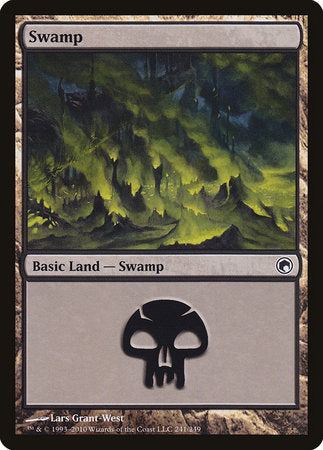 Swamp (241) [Scars of Mirrodin] | The Time Vault CA